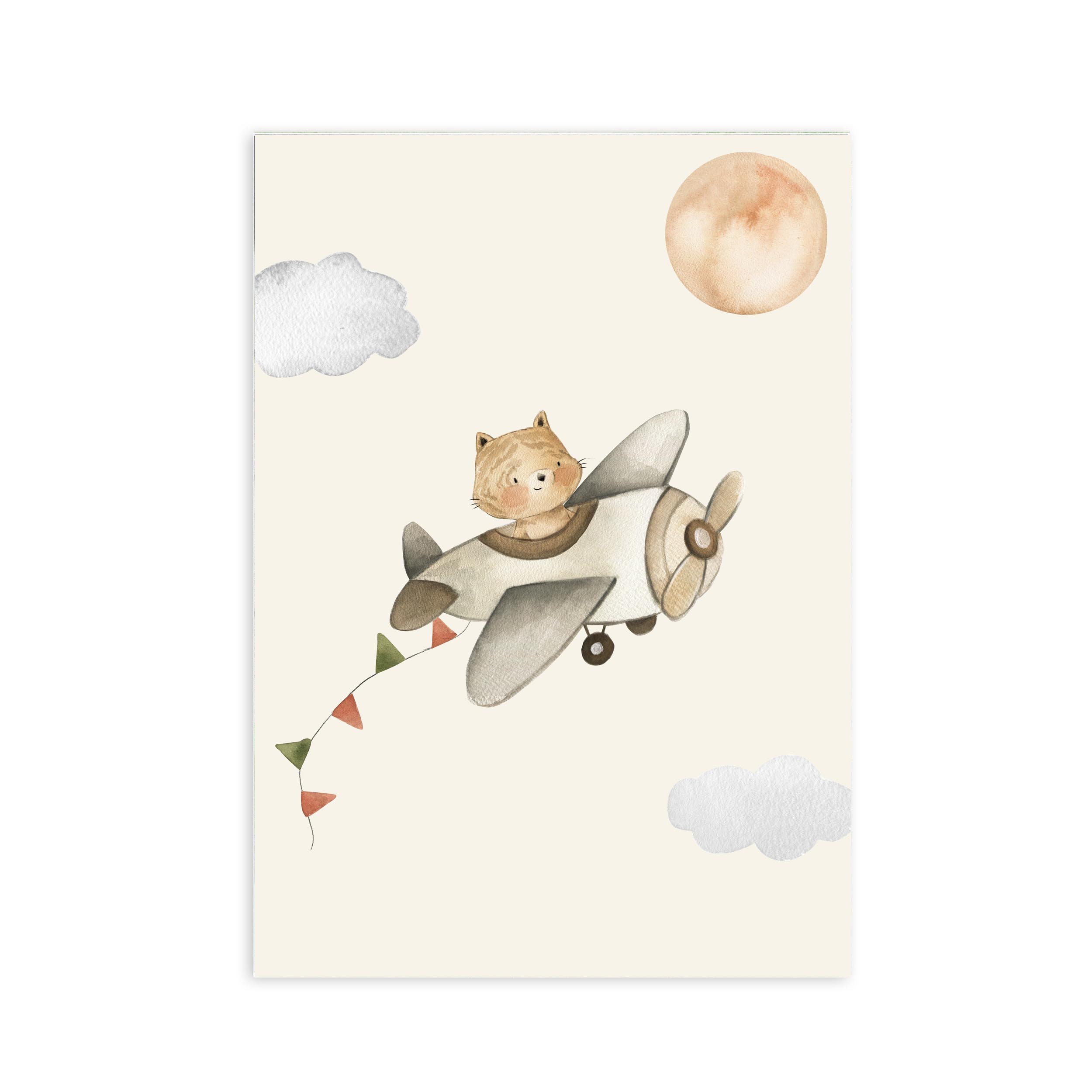 Safari Tier Poster Set - 3 Bilder Für Kinderzimmer