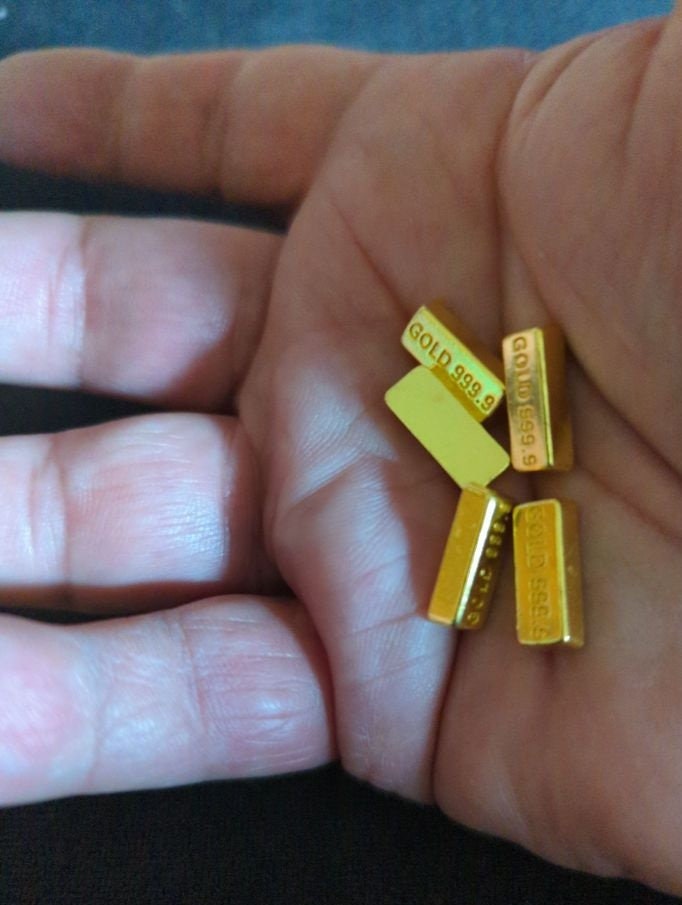 Gold Bar Board Gaming Gold Bars Board Game Bling Board Game Supplies