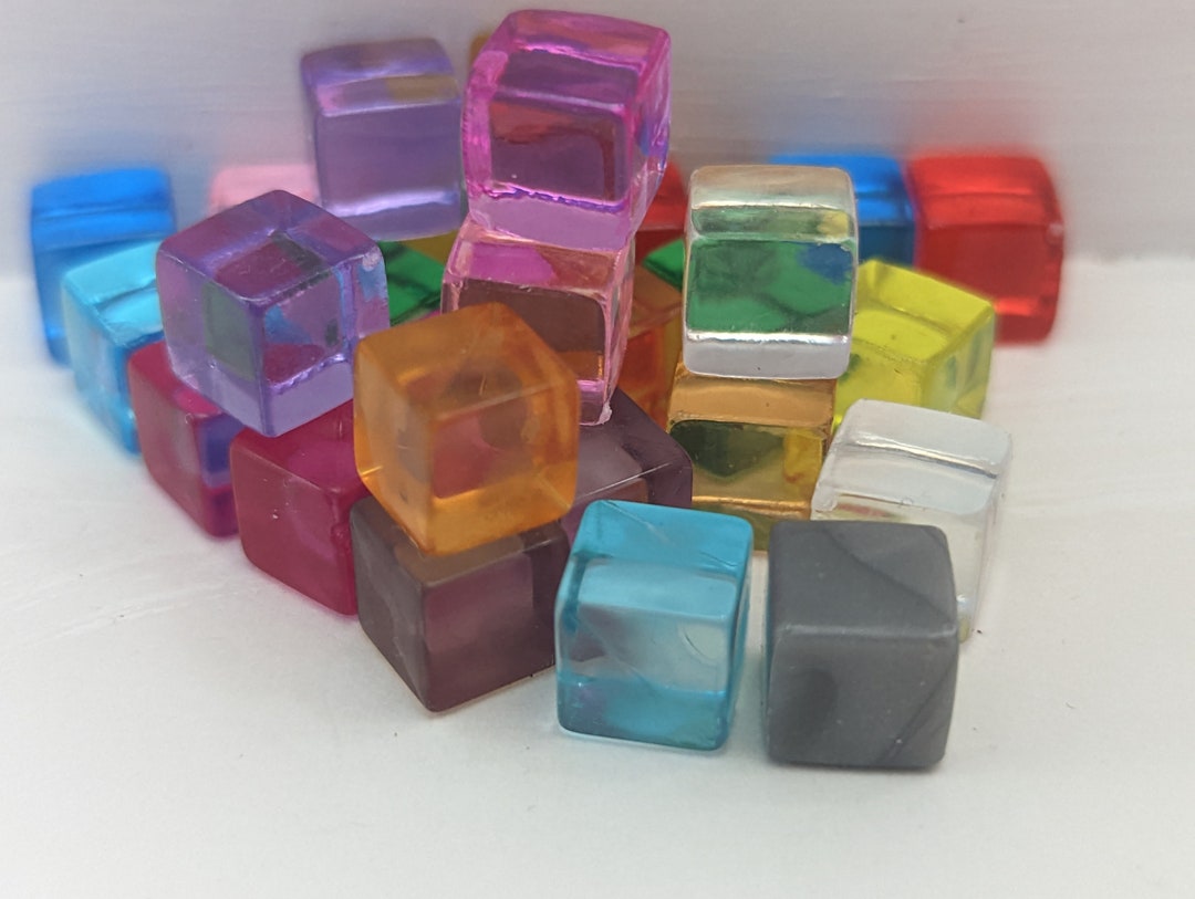 Cubes Board Game Acrylic Cubes 8mm Board Game Cubes Board Game Supplies