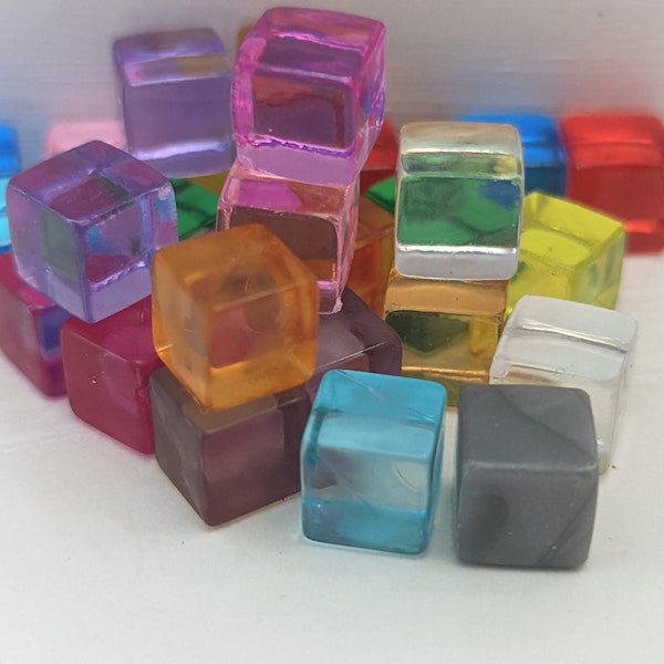 Cubes board game acrylic cubes 8mm board game cubes board game supplies board merchandise