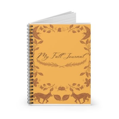 Fall Journal Fall Bullet Journal Fall Notebook Junk Journal - Etsy
