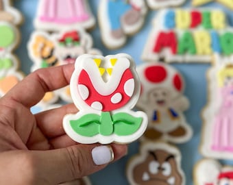 Sello y cortador de galletas con forma de trampa para moscas