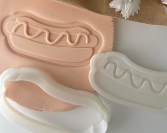 Hot Dog Cookie Stempel & Ausstecher