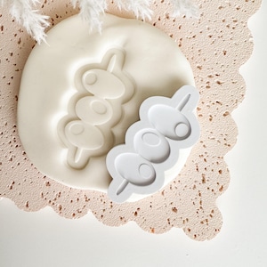 Olives on a Stick Cookie Stamp and Cutter, Love Themed Cookies, Retro Valentines Day, Chocolate Drip, Valentines Day, 3d Printed