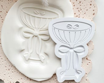 Sello y cortador de galletas Espresso Martini, decoración para galletas de cumpleaños, impresión 3D