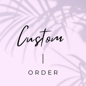 Custom Order, Cookie Stamp & Cutter