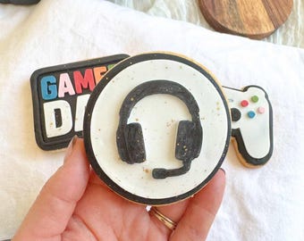Gaming Headset Cookie Stamp & Cutter, Gamer Gift
