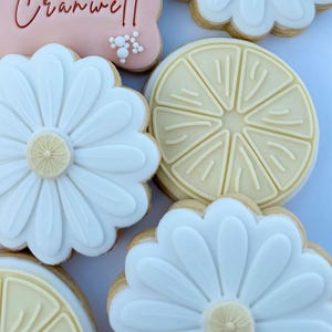 Lemon Slice Detail Cookie Stamp & Cutter, Debosser, Lemons, Lemon Tree, Amalfi, Italy, Weddings, Bridal, Baby Showers, Birthdays, Cookie