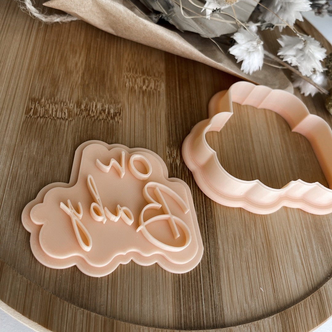 Oh Baby Cookie Cutter & Fondant Stamp Embosser Etsy