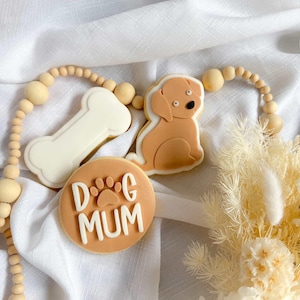 Dog Mum Cookie Stamp & Cutter