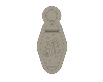 Keys to My Heart クッキースタンプ＆カッター STL ファイル（デジタル