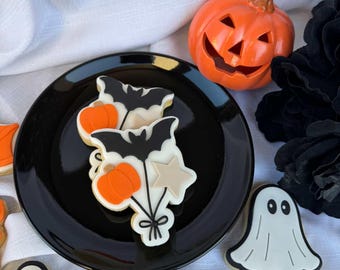 Halloween Balloon Cookie Stamp & Cutter, Spooky 3D Printed