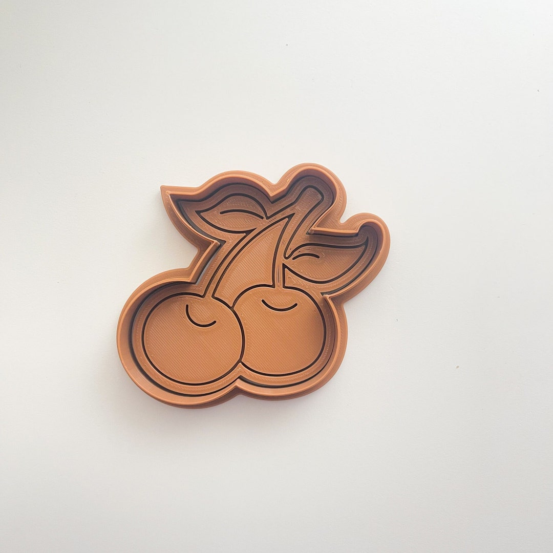Cherry Cookie Cutter and Fondant Stamp, Debosser Etsy Australia