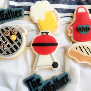 Timbro e tagliabiscotti per barbecue, Grillmaster, Festa del papà