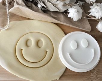Smile Face Cookie Stamp & Cutter