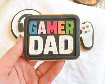 Gamer Dad Cookie Stamp & Cutter, Fathers Day, 3d Printed