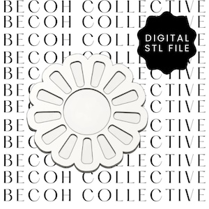 Digital STL File Sun Cookie Stamp & Cutter, STL File, Digital Download, Instant File, Instant Download, 3d Printing