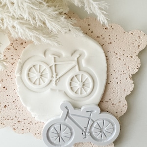 Mountain Bike Cookie Stamp & Cutter