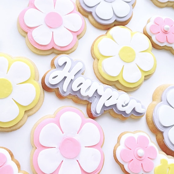 Custom Script Name Cookie Stamp & Cutter