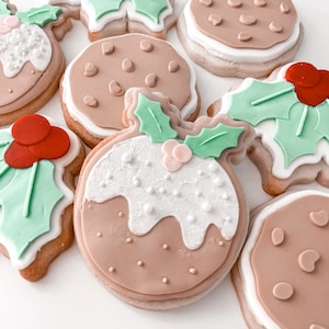 Christmas Pudding Cookie Stamp & Cutter