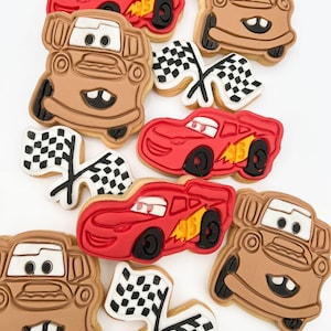 Race Flags Cookie Cutter & Fondant Stamp, Debosser, Car Flags, Ready Steady Go, Too Fast Birthday Theme, Fathers Day, Car Enthusiast, Flags