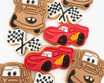 Race Flags Cookie Cutter & Fondant Stamp, Debosser, Car Flags, Ready Steady Go, Too Fast Birthday Theme, Fathers Day, Car Enthusiast, Flags