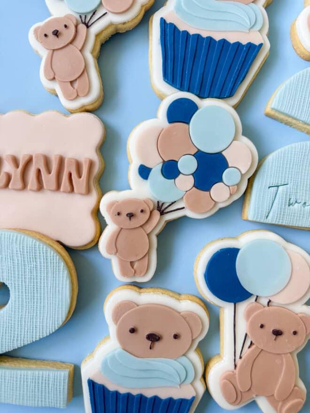 QUARKZMAN Set di 3 formine per biscotti a forma di orso, in acciaio inox, per decorare torte, regali di compleanno