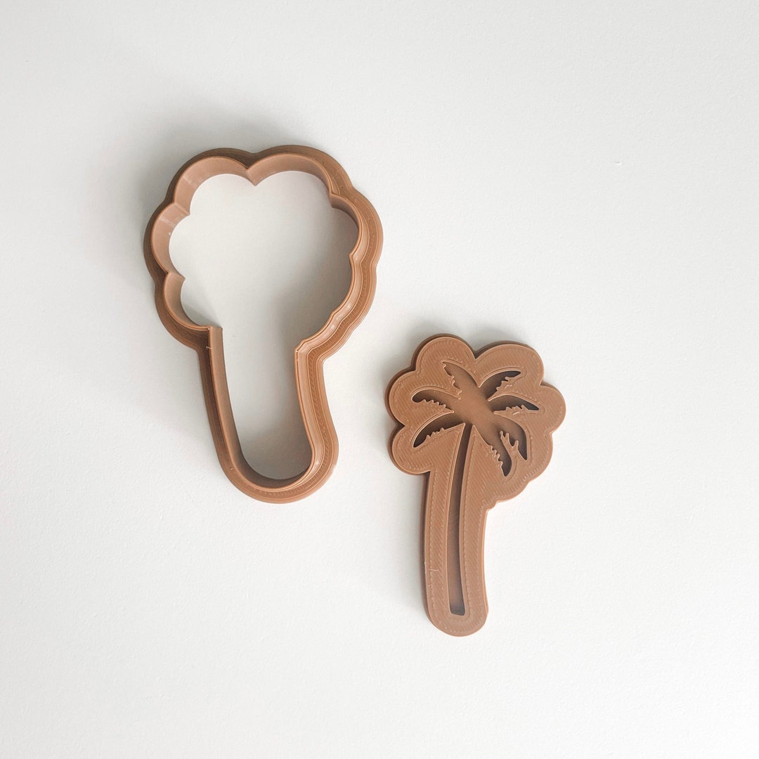 Palm Tree Cookie Cutter & Fondant Stamp, Debosser - Etsy UK