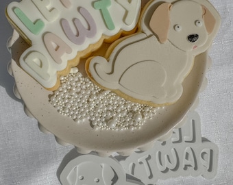 Lets Pawty Cookie Stamp & Cutter