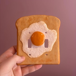 Egg on Toast Double Toggle Light Switch Cover