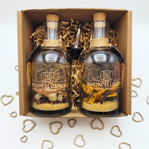 Schachtel mit 2 Express-Arrangements, speziell zum Valentinstag