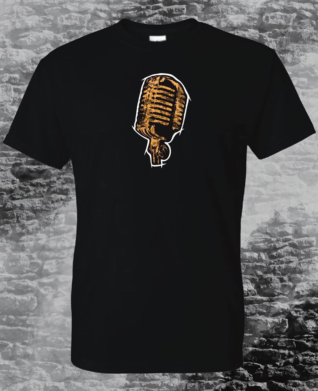 Music Shirt Microphone Shirt Singer Shirt Band Shirt Rock - Etsy