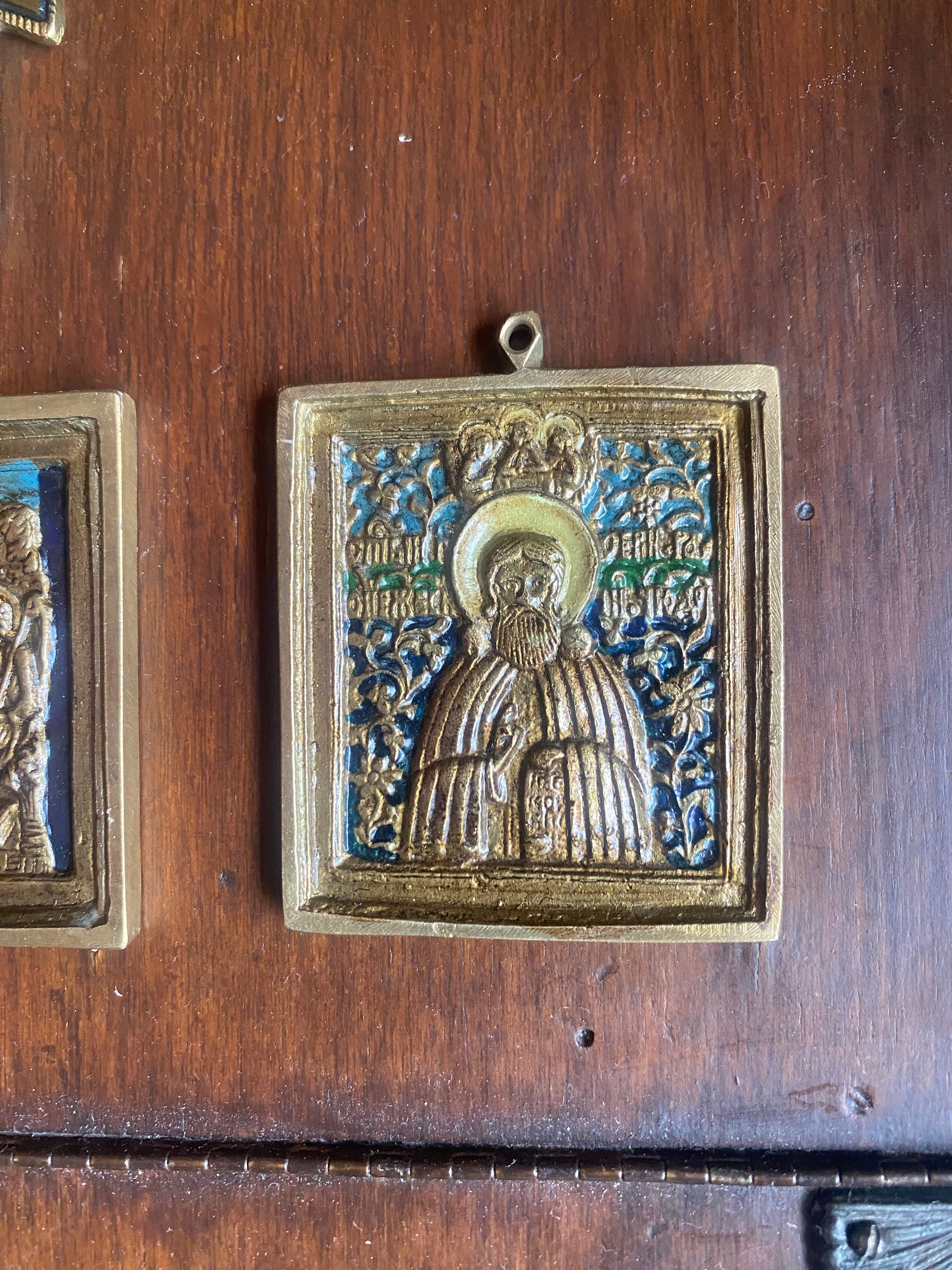 Beautiful Russian Orthodox Icon Set, 1830 Year, 17x10cm - Etsy
