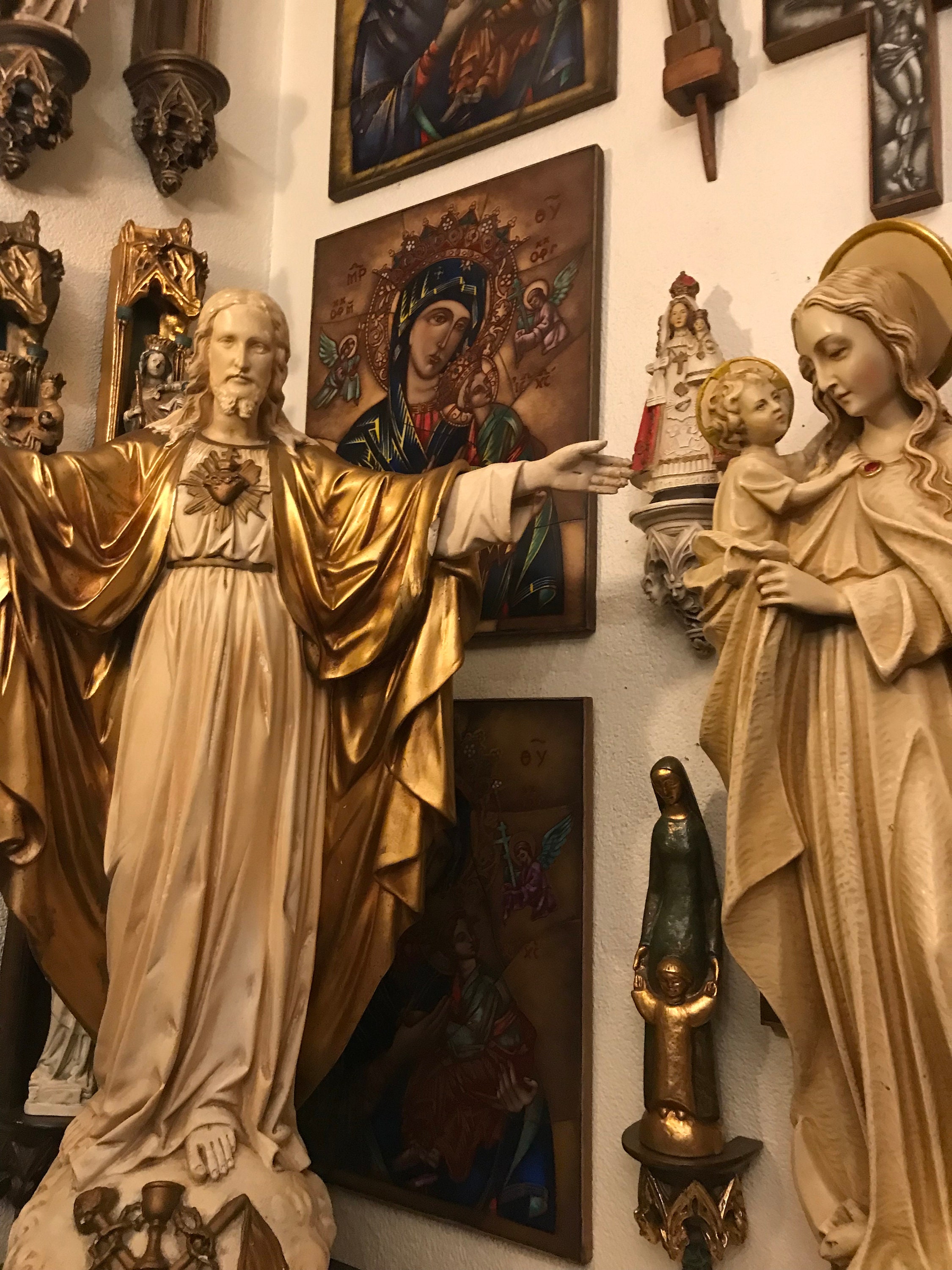 D Arte Florence、古い磁器の彫像、彫刻。ジュゼッペ・アルマーニ 