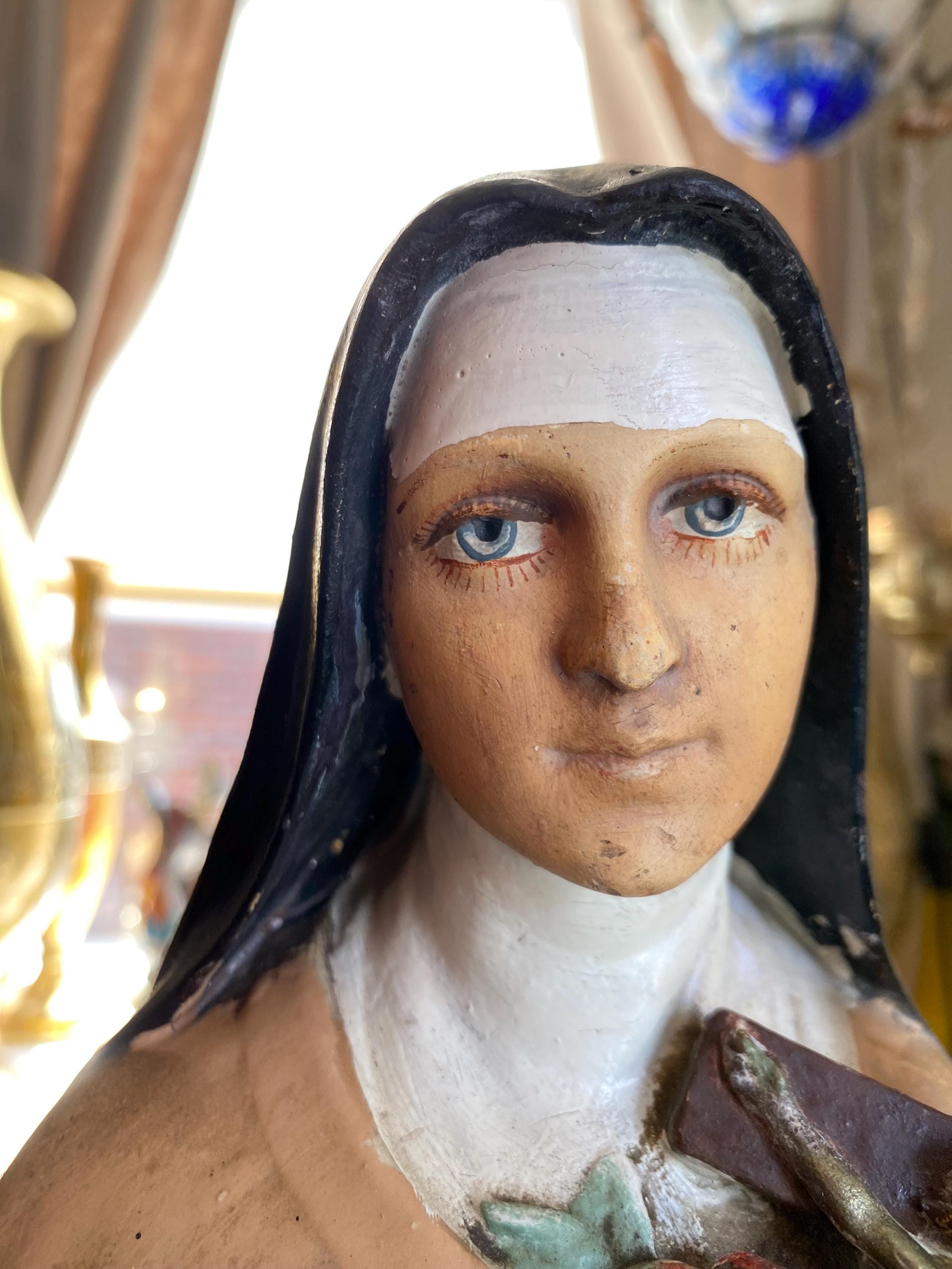 リジュー 19世紀フランス 聖テレーズ像 イタリア ヴィンテージ 美術品