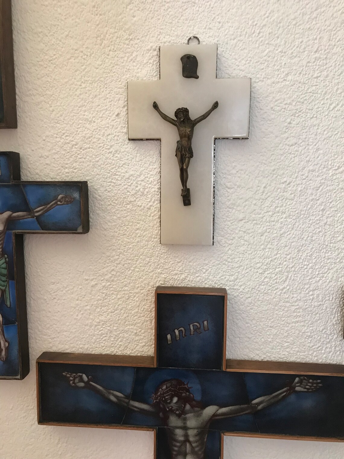 Beautiful Antique Marble Cross, Jesus Inri, Body Full Bronze. 1900 - Etsy