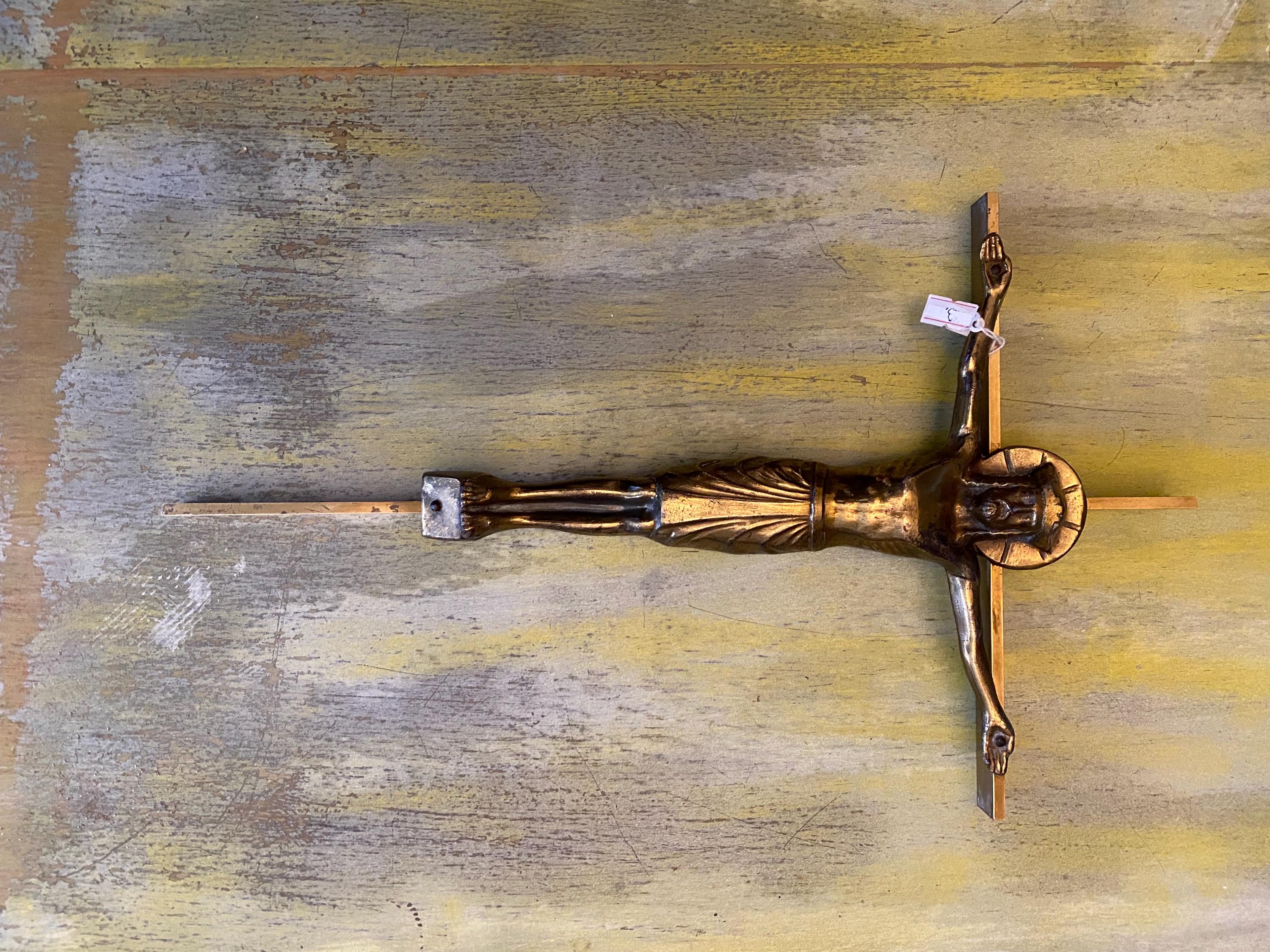 作家物 アンティークブロンズ製1860年頃 大型イエス・キリスト壁掛けフランス製 作家物 アンティークブロンズ製1860年頃 大型イエス・キリスト壁掛け