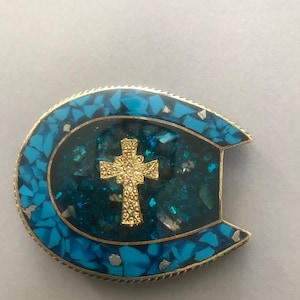 Antieke riem,gesp voor riem ,opaal ,goud
