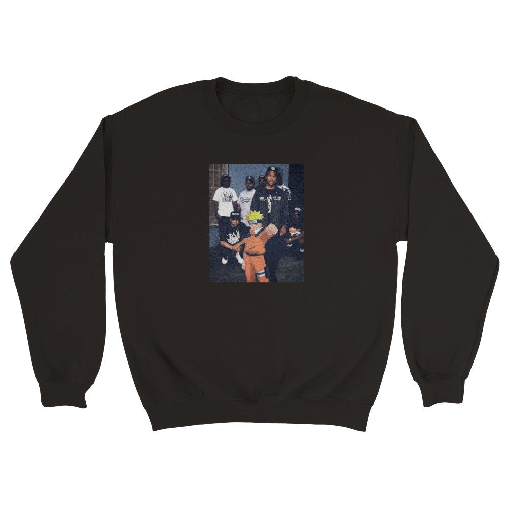 Discover NWA Ice Cube Naruto Anime Sweatshirt Trui Vintage jaren 90 Retro Cadeau voor Hem Haar Grappig