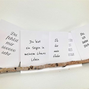 Komplimente-Karten-Set, 5 Postkarten mit Spruch, minimalistisch, schwarz-weiß, Send a compliment Postkartenset Bild 1