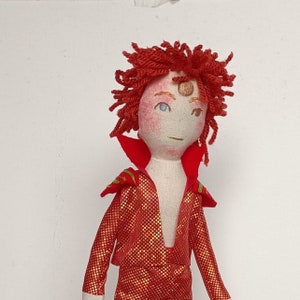 Handmade David Bowie Doll