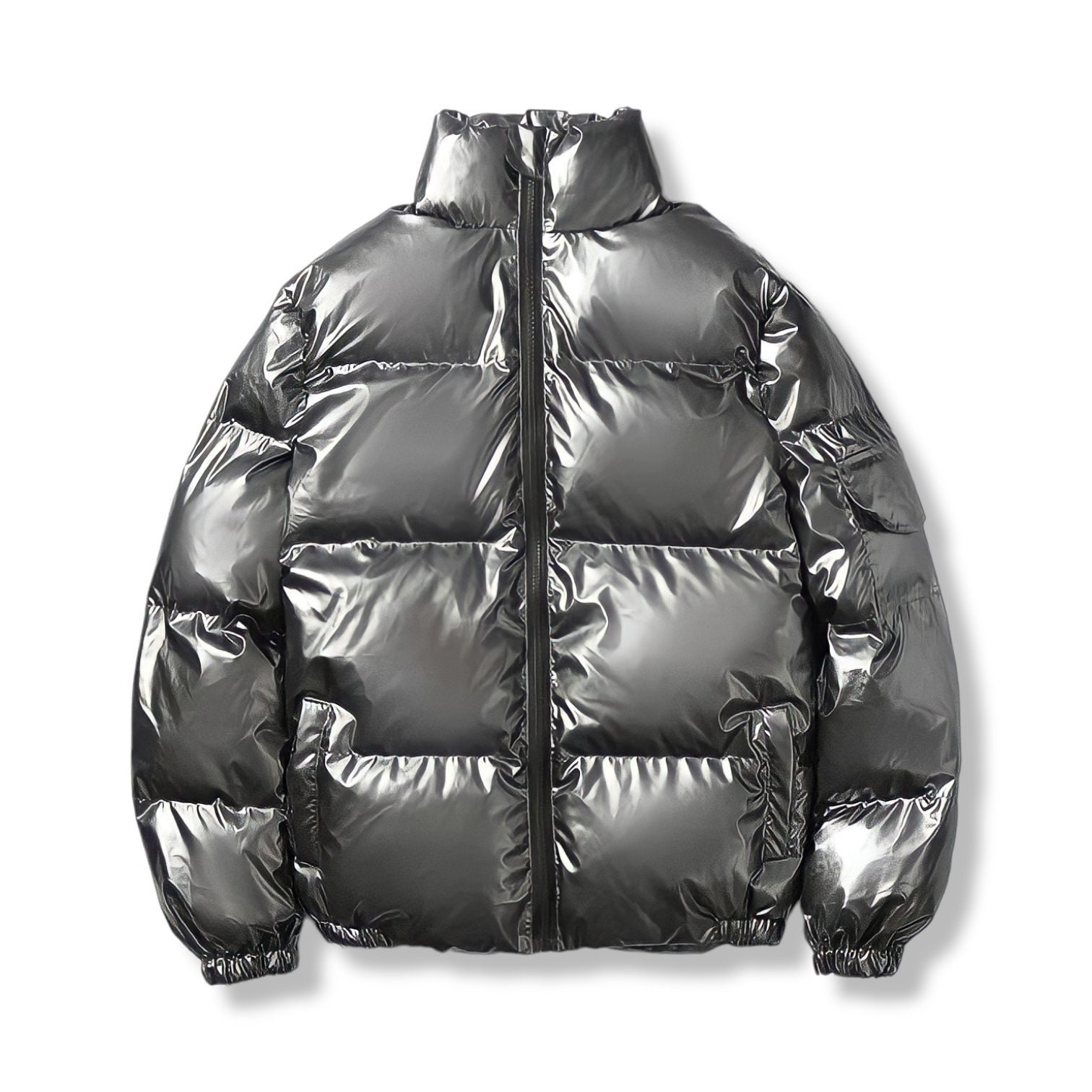 shiny puffer jackets