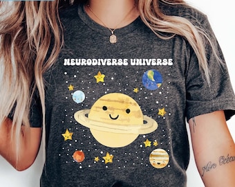 Neurodiverse Universe Shirt: Autism Awareness Space Tee