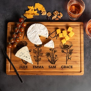 Custom Cutting Board, Grandma Cutting Board, Charcuterie Board, Engraved Cutting Board, Gift for Mom, Gift for Nana, Gift for Grandma