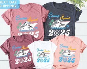 Custom Cruise Squad 2026 Shirt: Personalized Family Vacation Tee