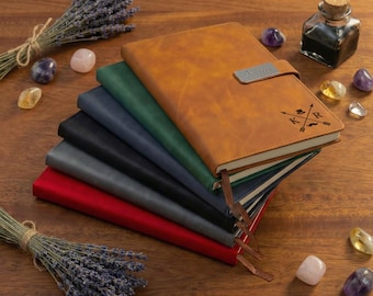Personalized Leather Journal Gift for Him, Custom Engraved Notebook with Pen, Anniversary Birthday Gift for Men, Unique Keepsake