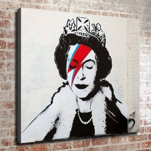 28x24 Inches Banksy inspired Art Print. New HD print. Canvas ready to hang. Large size poster. Large size canvas. Home decor wall painting