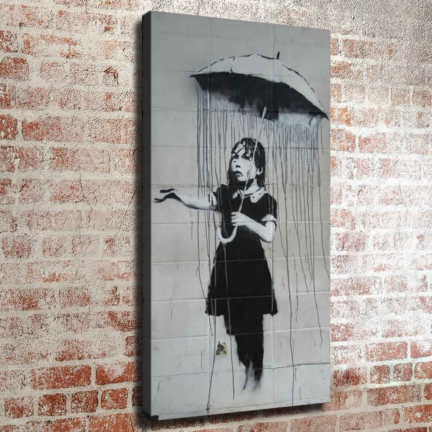 Umbrella girl banksy - Etsy 日本