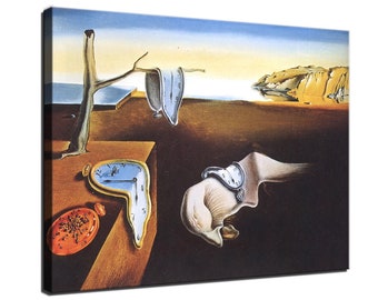 Salvador Dali 'Persistence of Memory' Waterproof Vinyl Fabric, HD Print, Wall Home decor