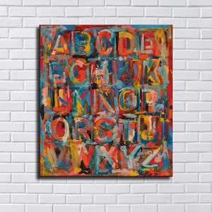 Jasper Johns Numbers - Etsy